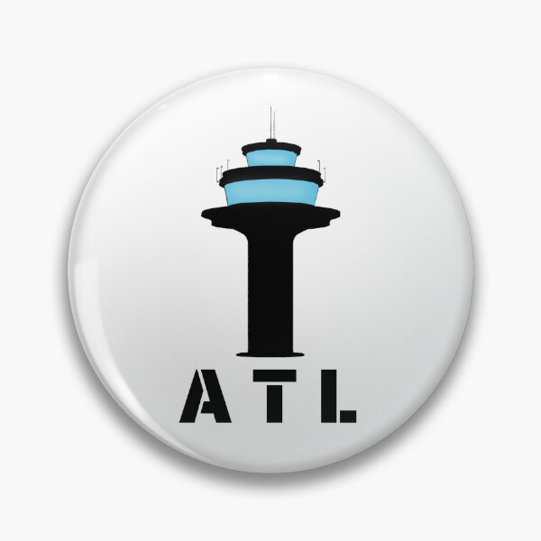 Item preview, ATL (Atlanta) Airport Tower Sticker designed and sold by Aviation Sticker Shop.