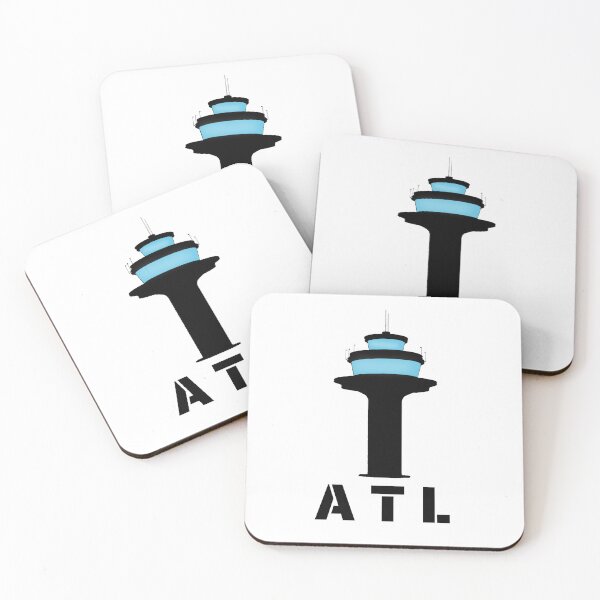 Item preview, Pegatina de la torre de control del aeropuerto ATL (Atlanta). designed and sold by Aviation Sticker Shop.