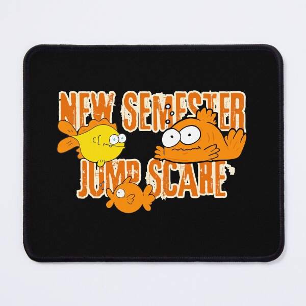 Item preview, Funny Fish T-Shirt College Student Jump Scare Joke Back to School Gift for Tired Teenager designed and sold by E20STUDIO.