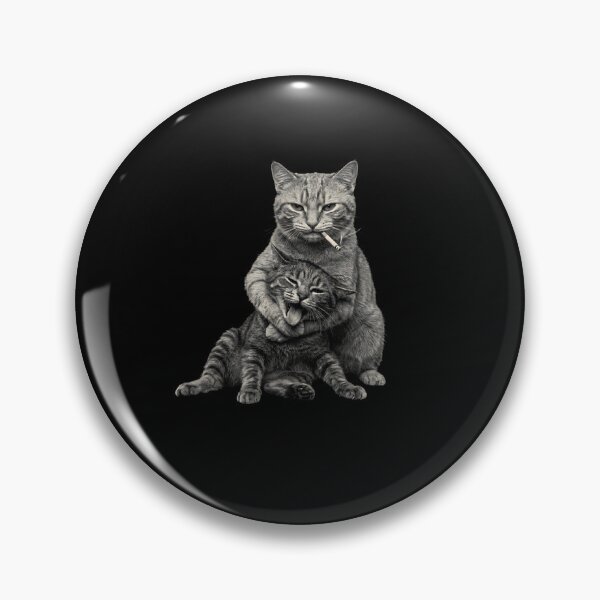 Item preview, Funny Hugging Cats Vintage Cat Meme designed and sold by Rahamkshop.
