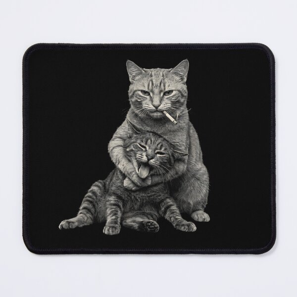 Item preview, Funny Hugging Cats Vintage Cat Meme designed and sold by Rahamkshop.