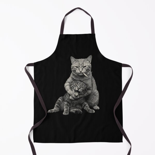 Item preview, Funny Hugging Cats Vintage Cat Meme designed and sold by Rahamkshop.
