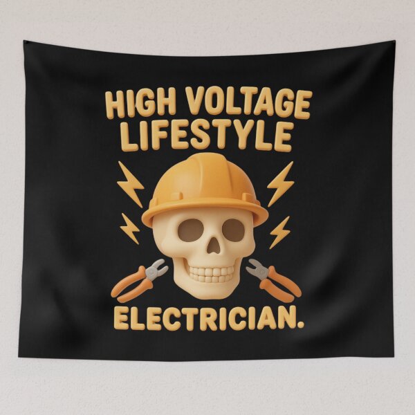 Item preview, High Voltage Lifestyle | American Electrician Shirt designed and sold by LabCore.