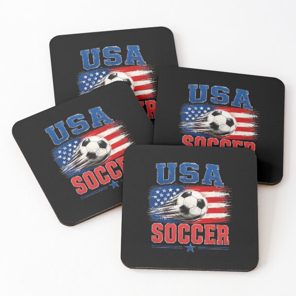 Item preview, Soccer USA Vintage American Flag Soccer Ball Graphic designed and sold by FormalDehyena.