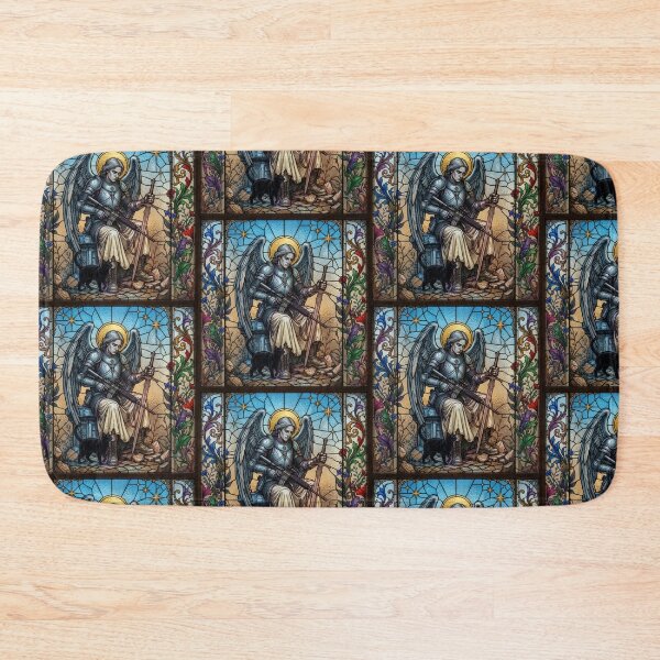 Item preview, Archangel of Quiet Duty – Celestial Guardian & Shadow Cat designed and sold by Pepper & Co..