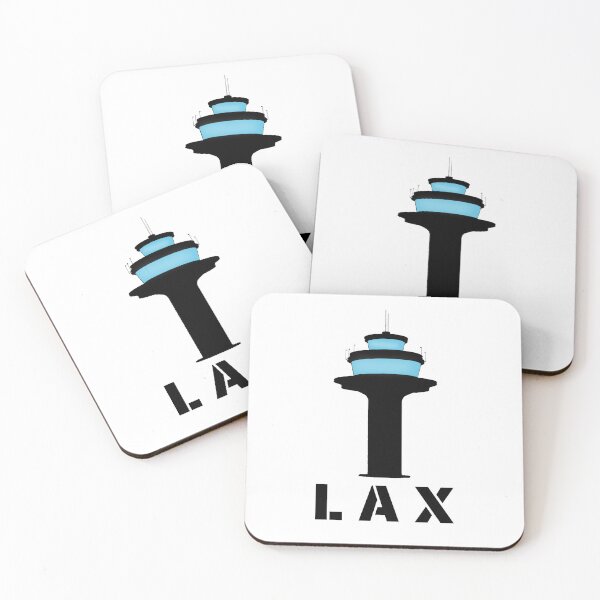 Artikelvorschau, LAX (Los Angeles) Flughafenturm-Aufkleber entworfen und verkauft von Aviation Sticker Shop.
