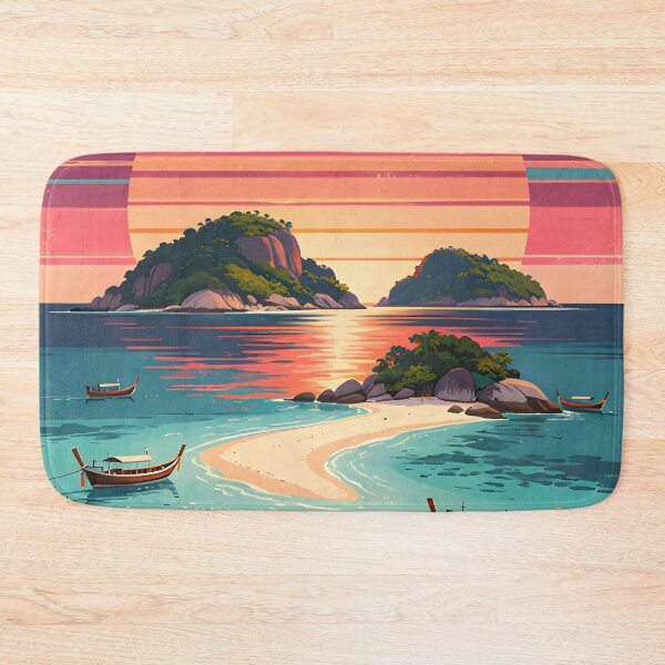 Artikelvorschau, Thailand Retro Sunset Kollektion – Koh Tao entworfen und verkauft von Spirit of Siam.