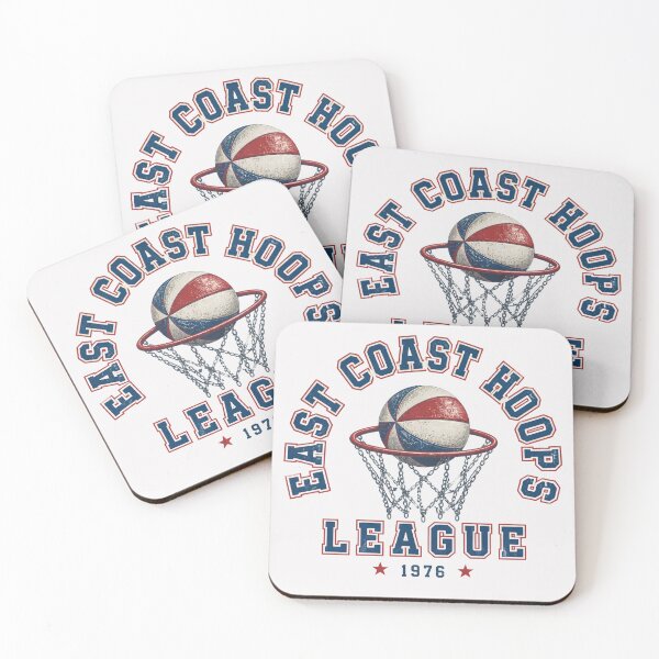 Item preview, East Coast Hoops League 1976 Vintage Basketball Chain Net Retro Sports designed and sold by Melian Vintage.