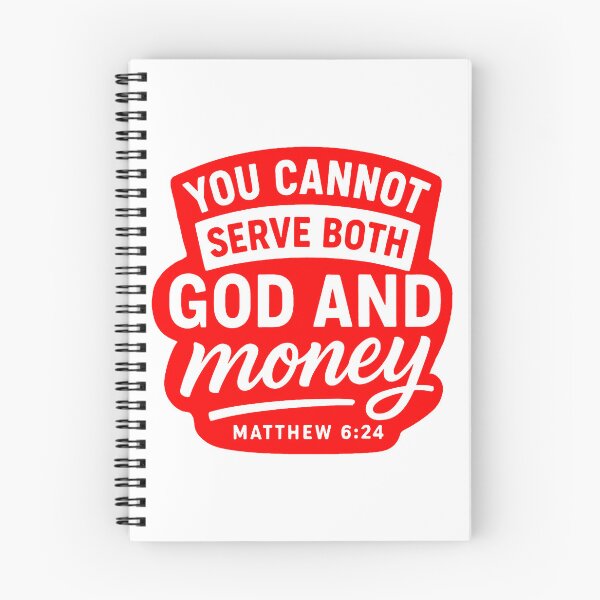 Item preview, Matthew 6:24 You Cannot Serve Both God And Money designed and sold by plushism.