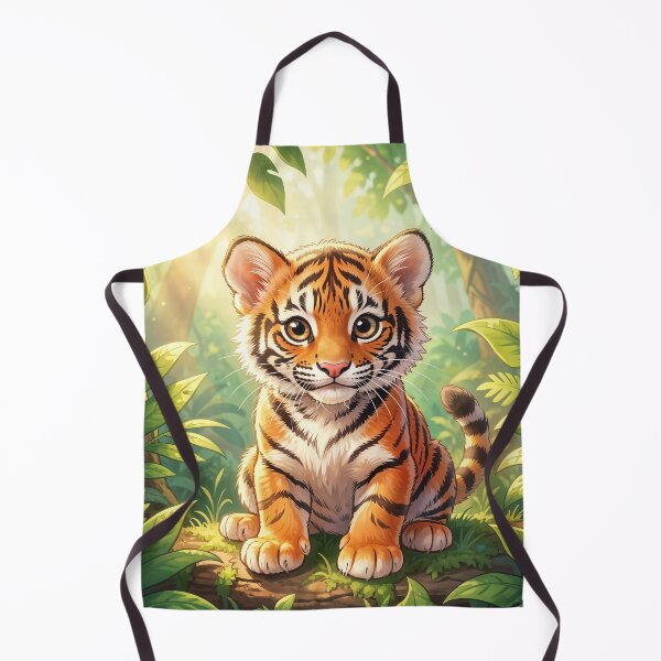 Item preview, Cute Baby Tiger in Jungle designed and sold by Pioneer Spirit Market.