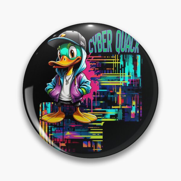 Item preview, Colorful Cyberpunk Duck designed and sold by Szpaku desart .