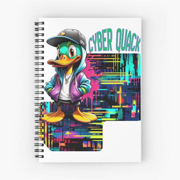 Item preview, Colorful Cyberpunk Duck designed and sold by Szpaku desart .