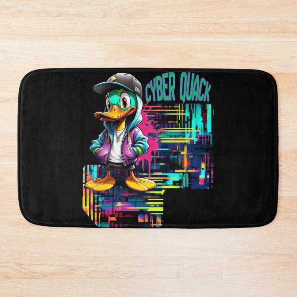 Item preview, Colorful Cyberpunk Duck designed and sold by Szpaku desart .