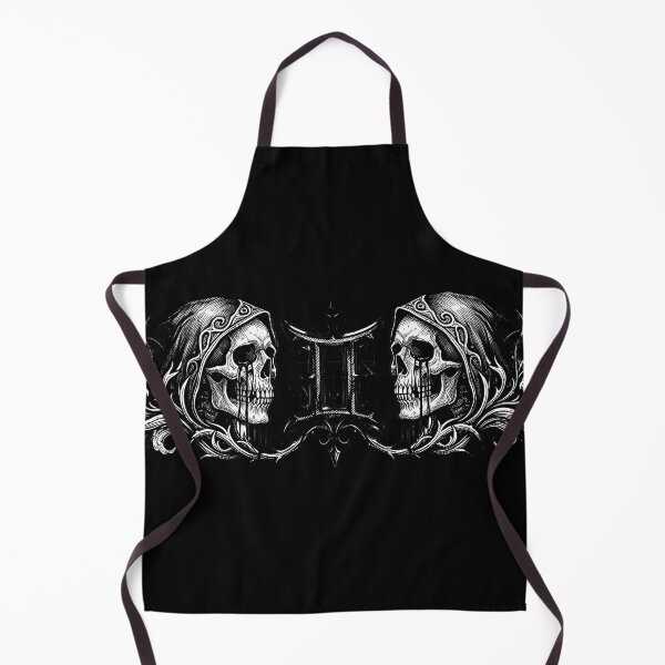 Item preview, Gemini Zodiac Gothic Tribal Ornament Vignette designed and sold by DarkOriginArts.