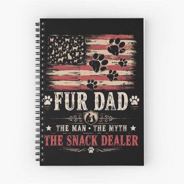 Item preview, fur dad american flag paw print patriotic pet lover designed and sold by FormalDehyena.