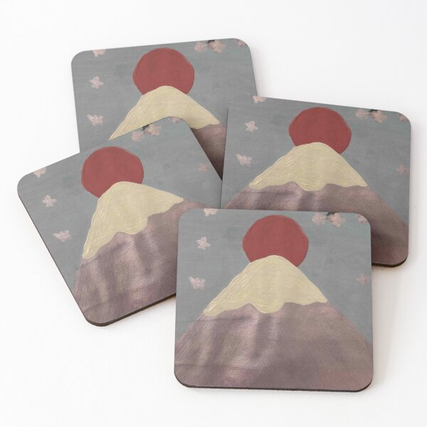 Item preview, Mount Fuji in pastel tones designed and sold by dakotapaints.