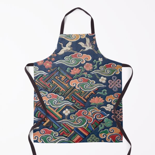 Item preview, Vibrant Korean Dancheong Traditional All-over Seamless Pattern designed and sold by SOOstudio73.