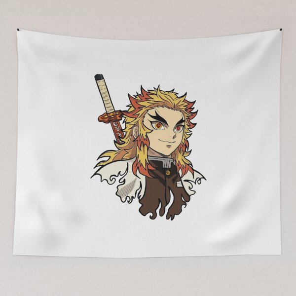 Item preview, Flame Hashira Fearless Warrior Anime Design designed and sold by Mr-MC-kitty.