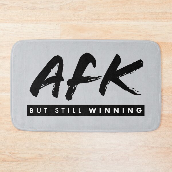 Item preview, AFK But Still Winning | Minimalist Gaming Design designed and sold by Hello Hobbies.