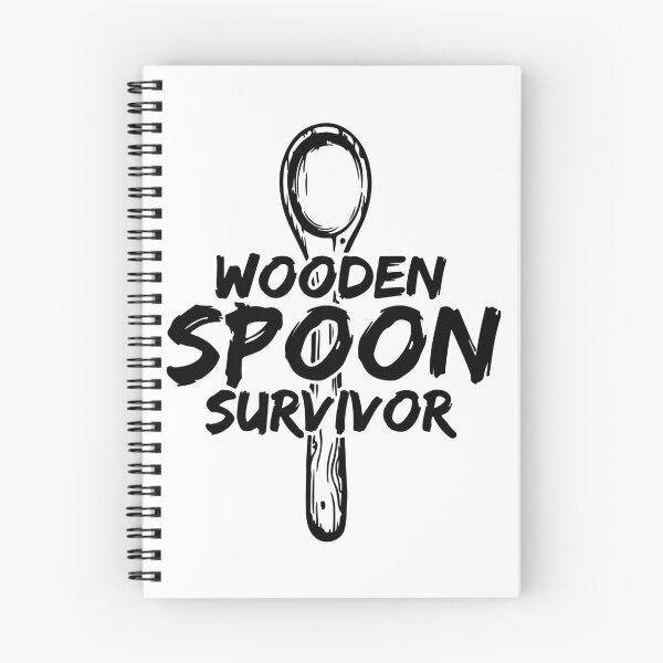 Item preview, Wooden Spoon Survivor Funny Sarcastic Childhood Nostalgia Quote designed and sold by raedattia.
