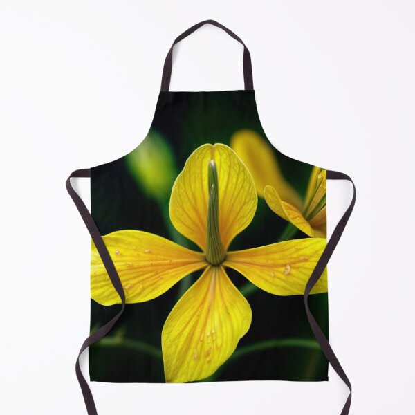 Item preview, Solar Geometry | Yellow Flower Dark Botanical Wall Art designed and sold by WitchyBotanicaArt.