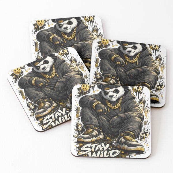 Item preview, Stay Wild – Streetwear Panda Graffiti Design designed and sold by AVINN-SENPAI.