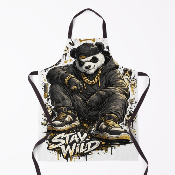Item preview, Stay Wild – Streetwear Panda Graffiti Design designed and sold by AVINN-SENPAI.