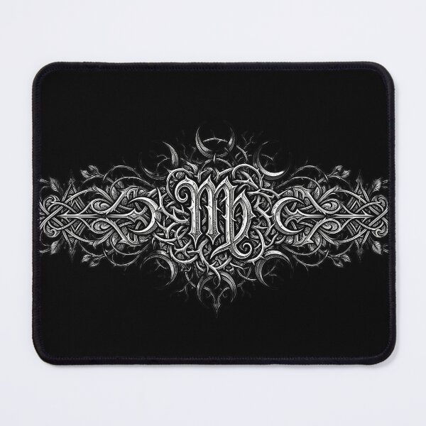 Item preview, Virgo Zodiac Gothic Tribal Ornament Vignette designed and sold by DarkOriginArts.