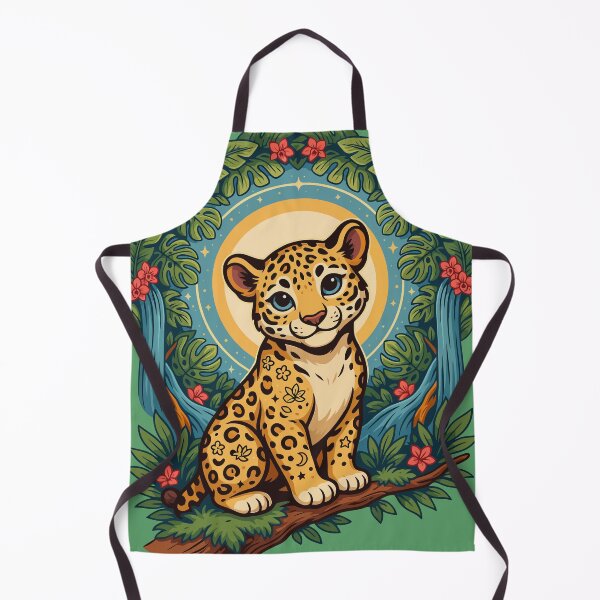 Item preview, Cute Baby Leopard Jungle Dream designed and sold by CutePawCreation.