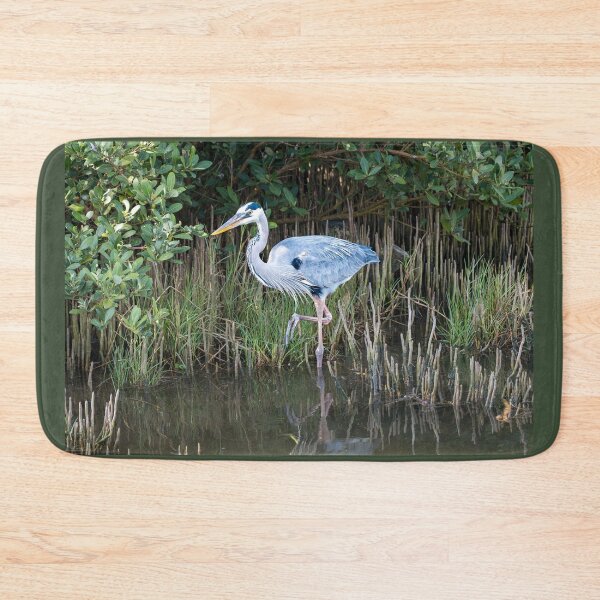 Item preview, Heron at the Mangroves – South Padre Island designed and sold by Debra Martz.