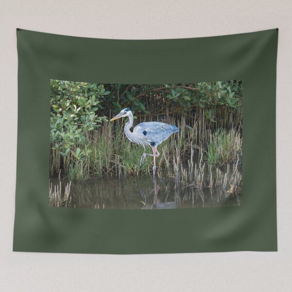 Item preview, Heron at the Mangroves – South Padre Island designed and sold by Debra Martz.