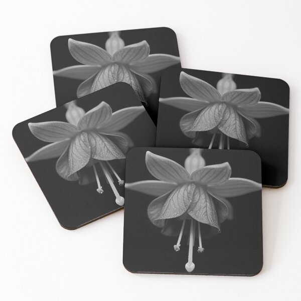 Item preview, The Chandelier | Black and White Floral Wall Art designed and sold by WitchyBotanicaArt.