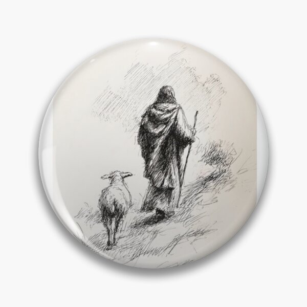 Item preview, The Good Shepherd Christian Art designed and sold by Falletalks.