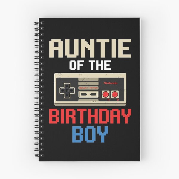 Item preview, Auntie of the Birthday Boy T-Shirt, Birthday Party Family Matching Gift, Retro Gaming Birthday Graphic Tee designed and sold by Trendably.