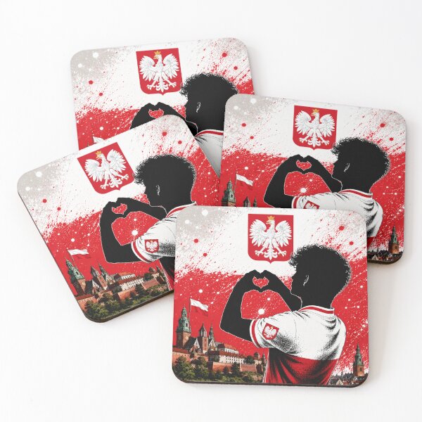 Item preview, Poland Pride Heart Hands Art designed and sold by BagFactoryUK.
