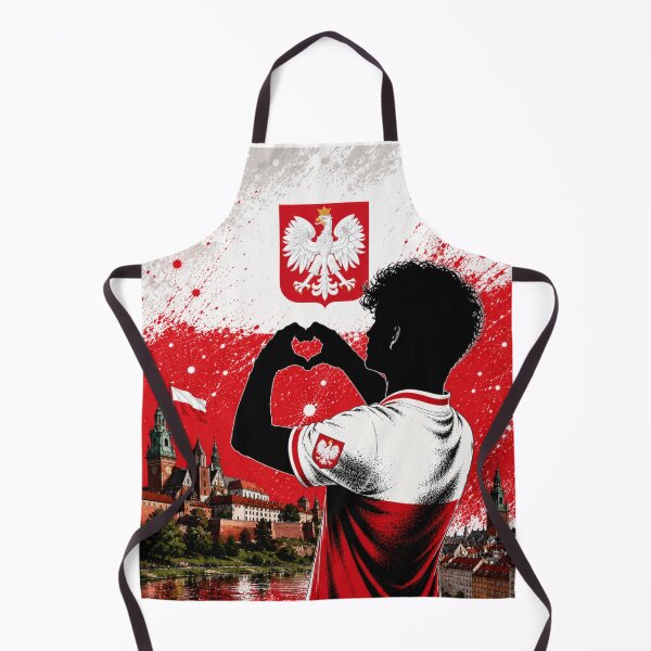 Item preview, Poland Pride Heart Hands Art designed and sold by BagFactoryUK.