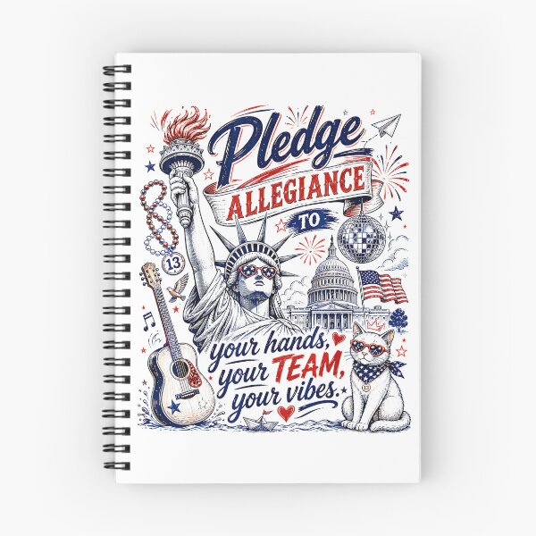 Item preview, Pledge Allegiance To Your Ha.nds Your Team Your Vibes Shirt, Patriotic Music Lover 4th of July designed and sold by Rahamkshop.