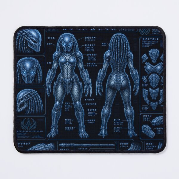 Item preview, Female Predator Alien Blueprint 03 designed and sold by Rex Vox.