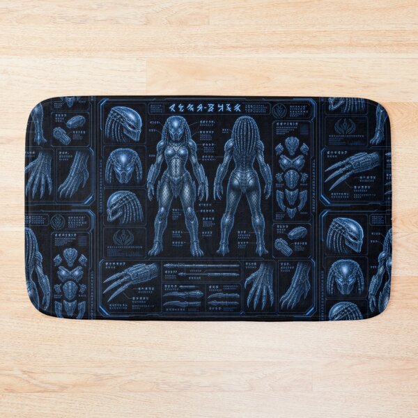 Item preview, Female Predator Alien Blueprint 03 designed and sold by Rex Vox.