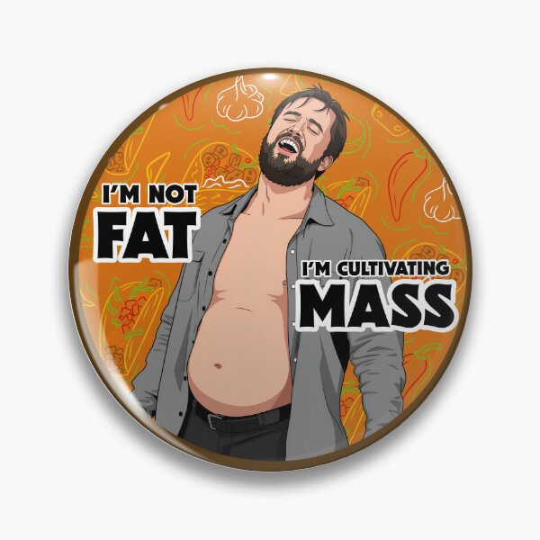 Item preview, Cultivando masa muscular - Fat Mac Art designed and sold by Deviant Logic Design.