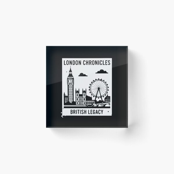 Item preview, Vintage London Skyline Postage Stamp British Travel Art designed and sold by Cipher & Soul.