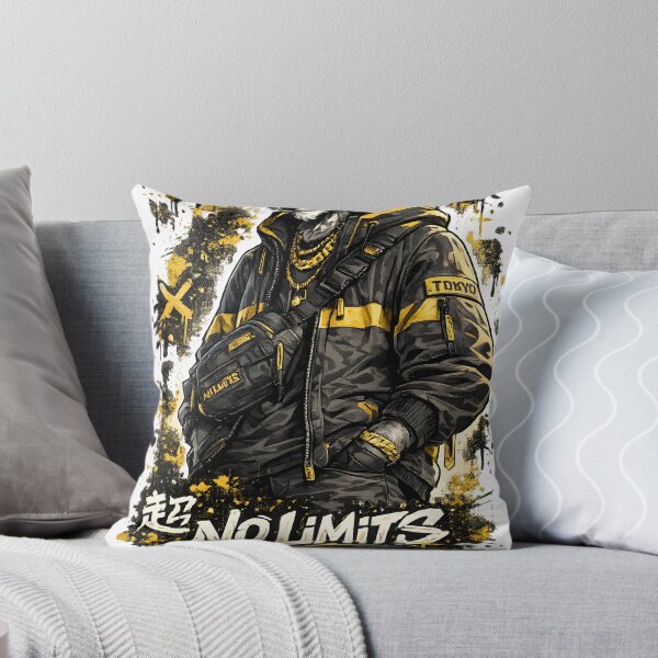 Item preview, No Limits – Tokyo Cyberpunk Wolf Streetwear Design designed and sold by AVINN-SENPAI.