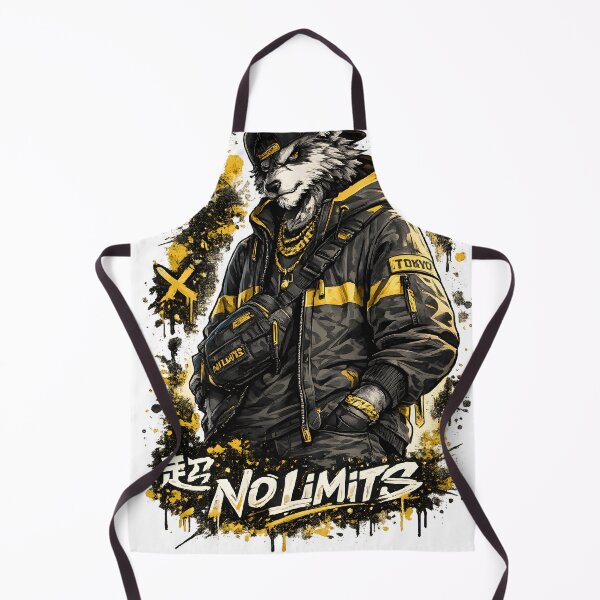 Item preview, No Limits – Tokyo Cyberpunk Wolf Streetwear Design designed and sold by AVINN-SENPAI.