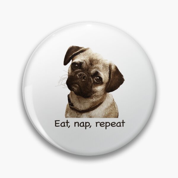 Item preview, Pug Eat nap repeat Proceeds go to animal charities rescues designed and sold by AnimalFriends1.