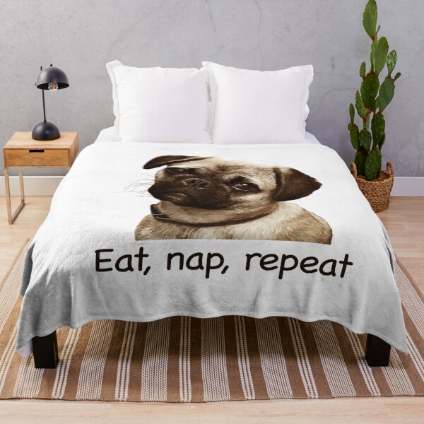 Item preview, Pug Eat nap repeat Proceeds go to animal charities rescues designed and sold by AnimalFriends1.