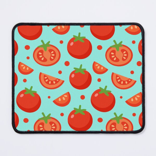 Item preview, Tomato Pattern Turquoise Background designed and sold by tviyluv.