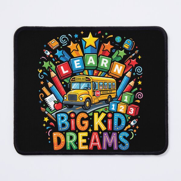 Item preview, Learn Big Kid Dreams School Bus Shirt designed and sold by TeNovaStudio.