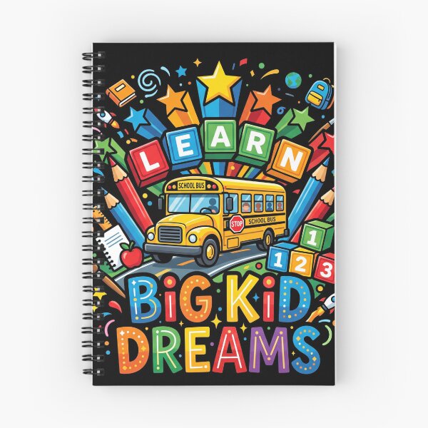 Item preview, Learn Big Kid Dreams School Bus Shirt designed and sold by TeNovaStudio.