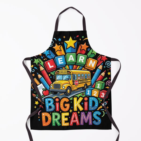 Item preview, Learn Big Kid Dreams School Bus Shirt designed and sold by TeNovaStudio ⭐⭐⭐⭐⭐.