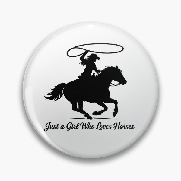 Item preview, Just a Girl Who Loves Horses – Cowgirl designed and sold by OTSC.